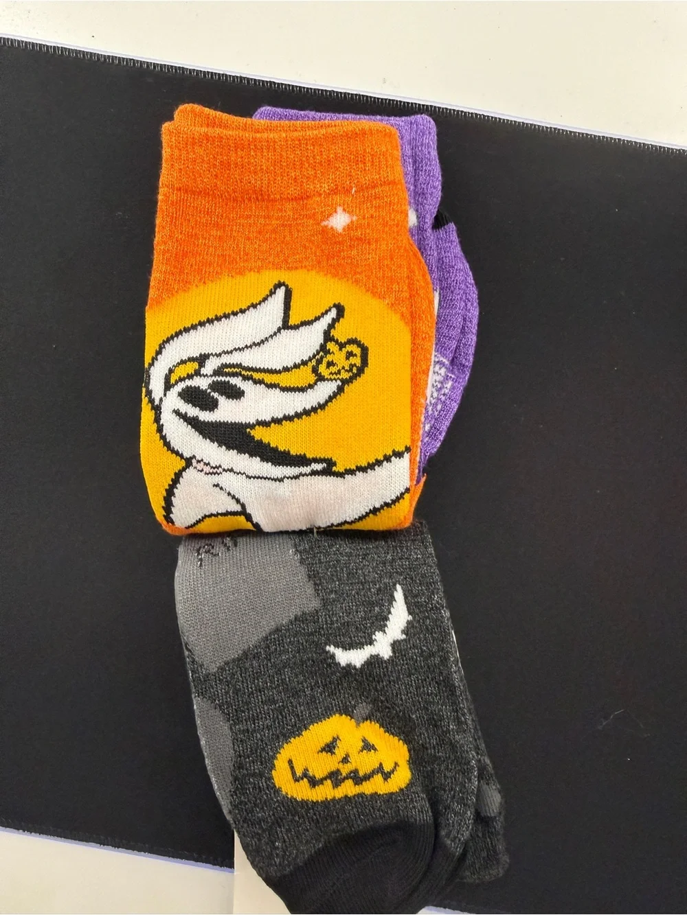 Disney Nightmare Before Christmas Socks 3 Pack Jack Sally Zero Crew Shoe Sz 5-10